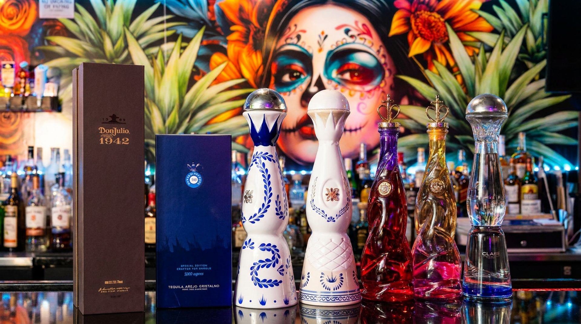 Premium tequila, top shelf