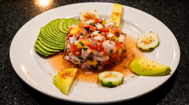 Mango Ceviche.